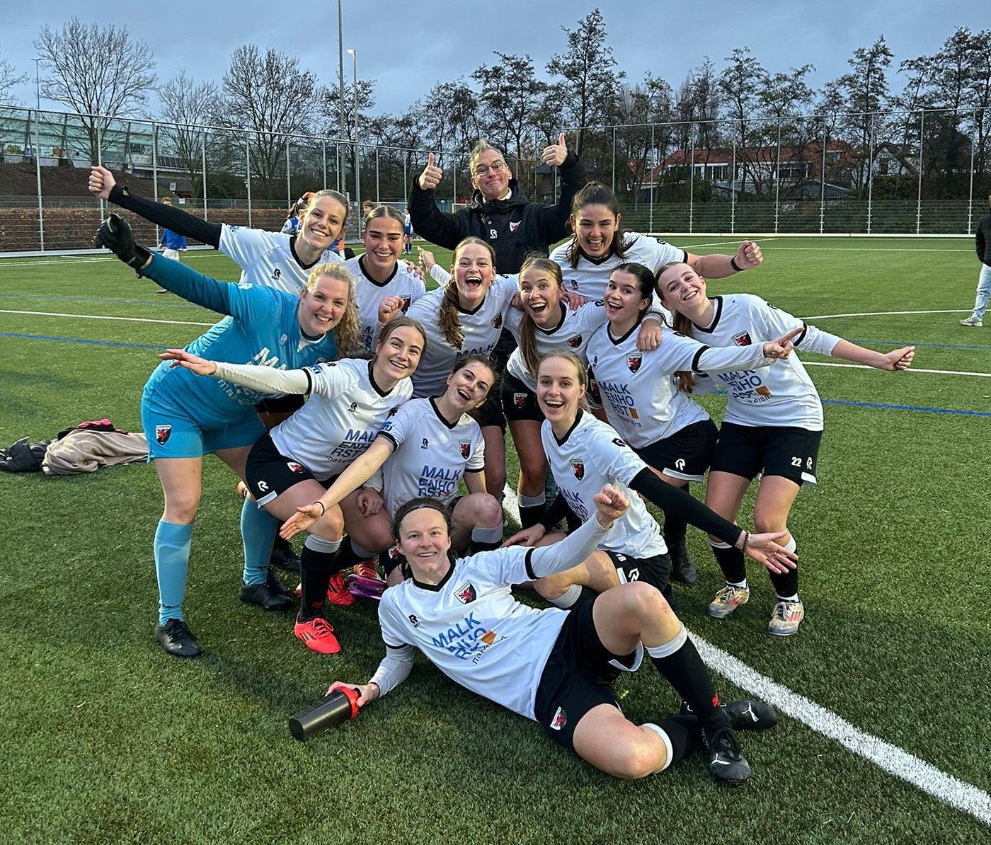 Winst vrouwen 1 en verlies vrouwen 2 en 3