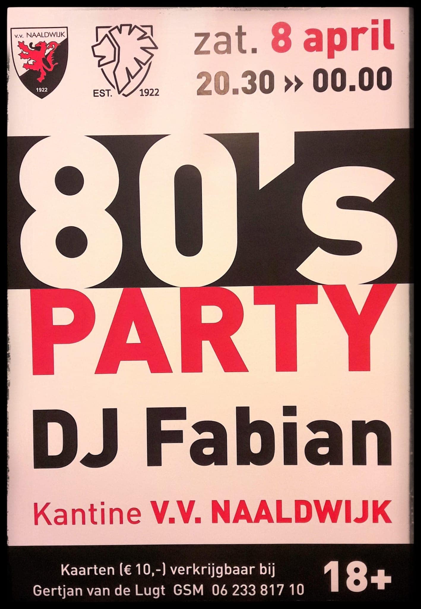 80's Party bij vv Naaldwijk