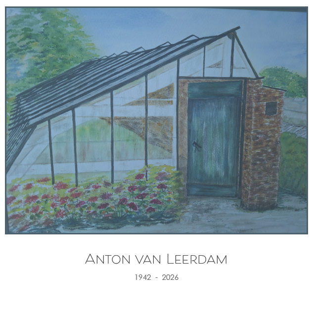 In memoriam –  Anton van Leerdam