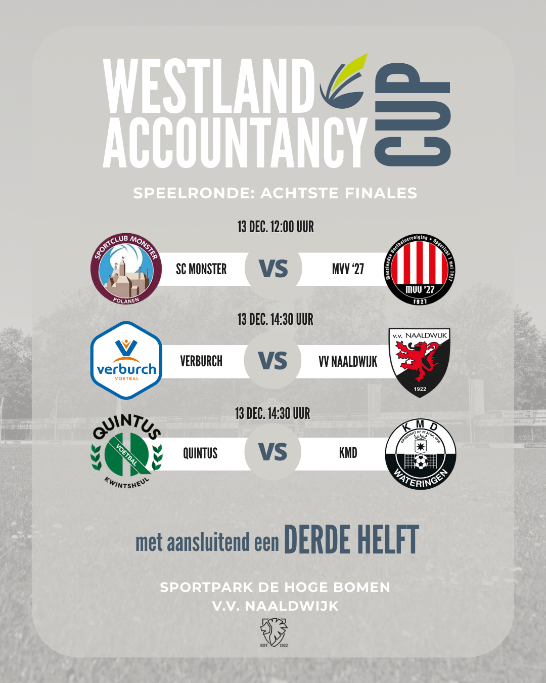 Westland Accountancy Cup gaat weer van start!