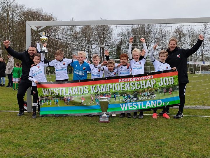 Naaldwijk JO9-1 Westlands kampioen JO9