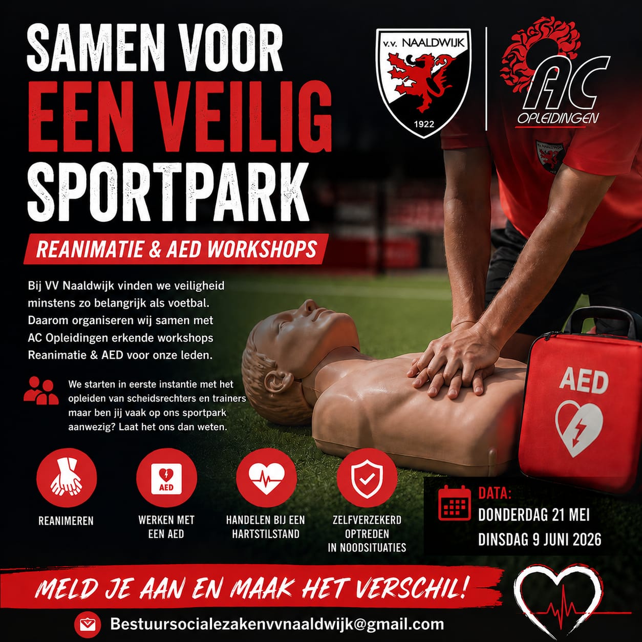 Veiligheid op en naast het veld
